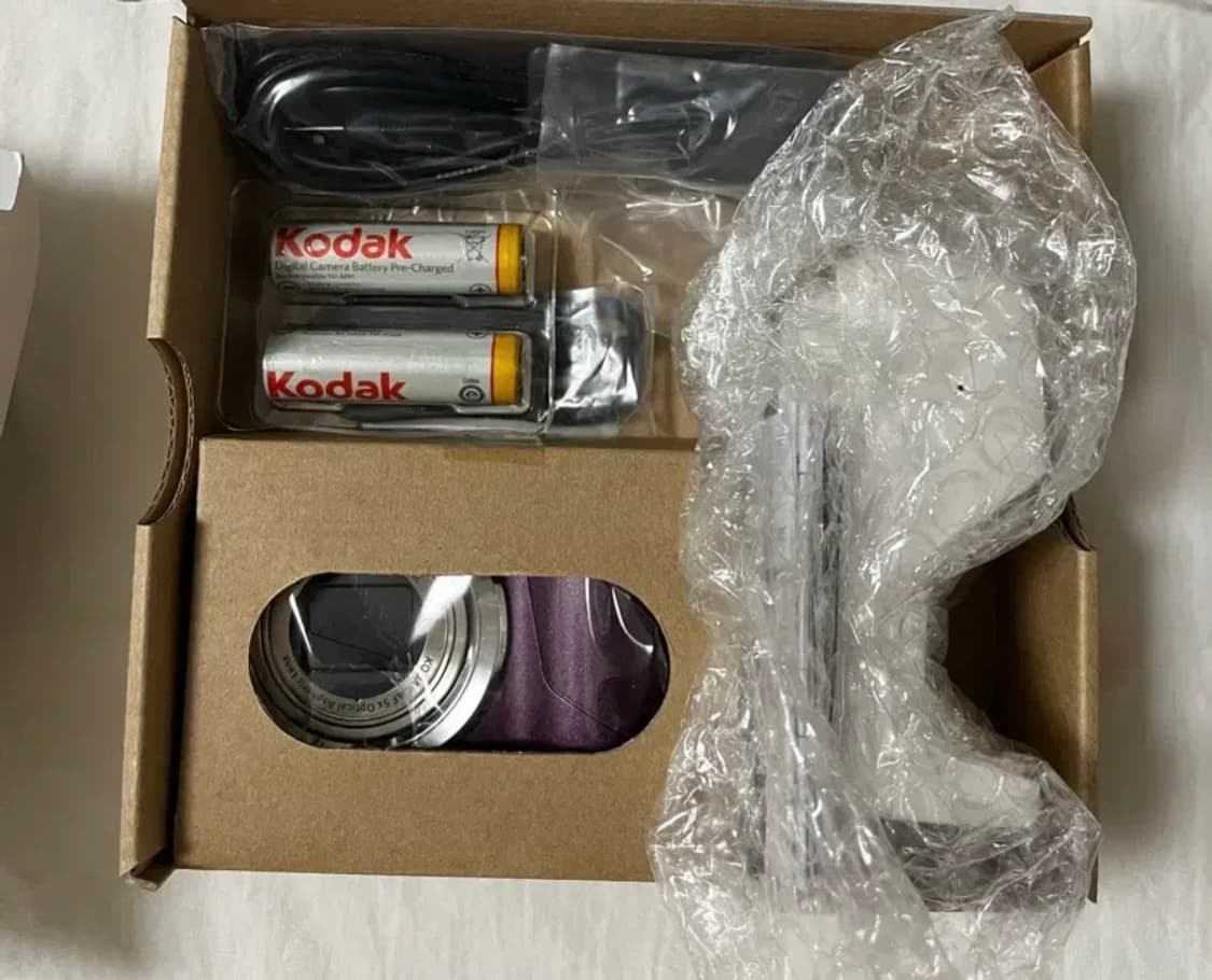 (미사용 새제품) 코닥 c190 레어 보라 빈티지 디카 카메라 상품이미지1