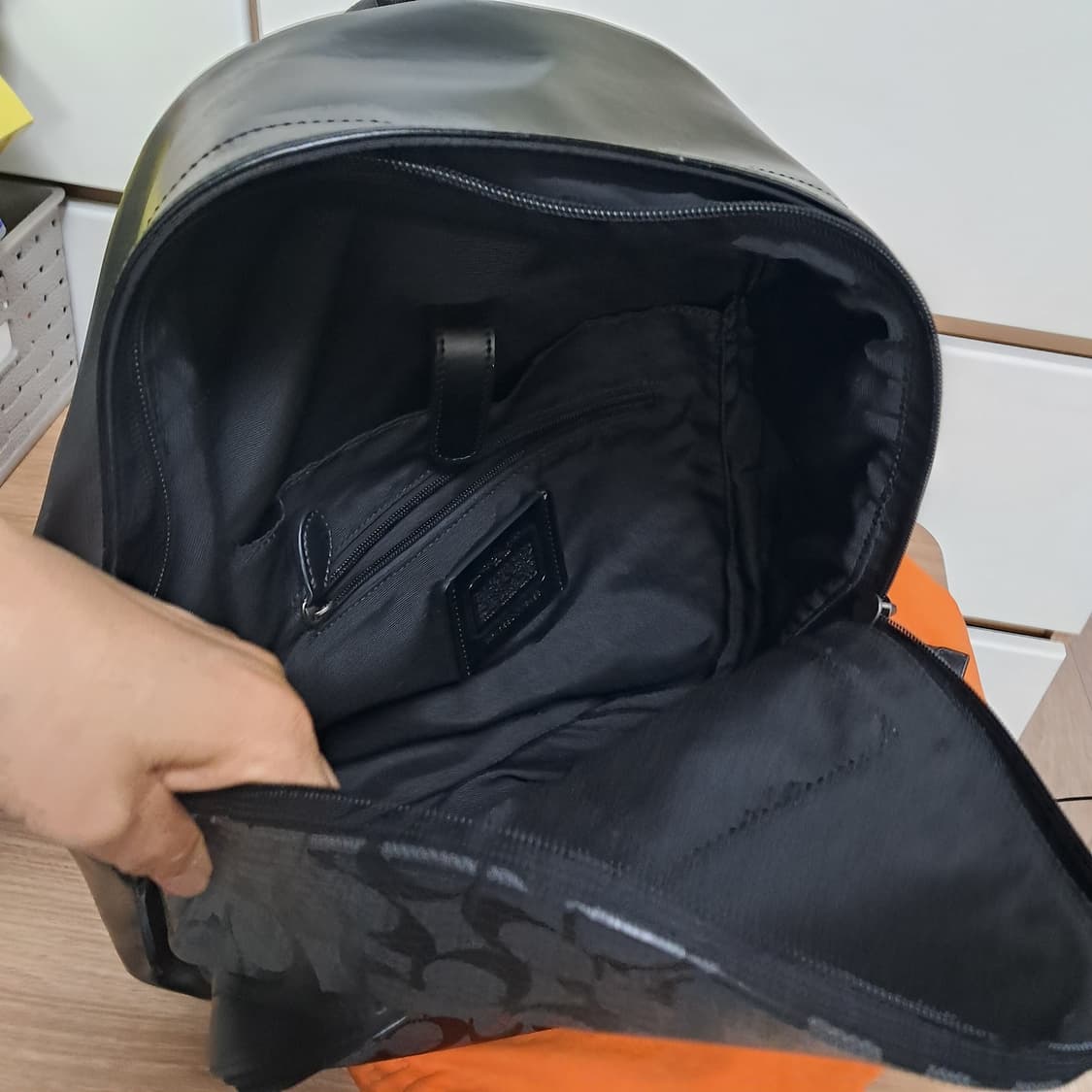 코치 시그니처 백팩 F72483 블랙(남녀공용가능) 상품이미지7