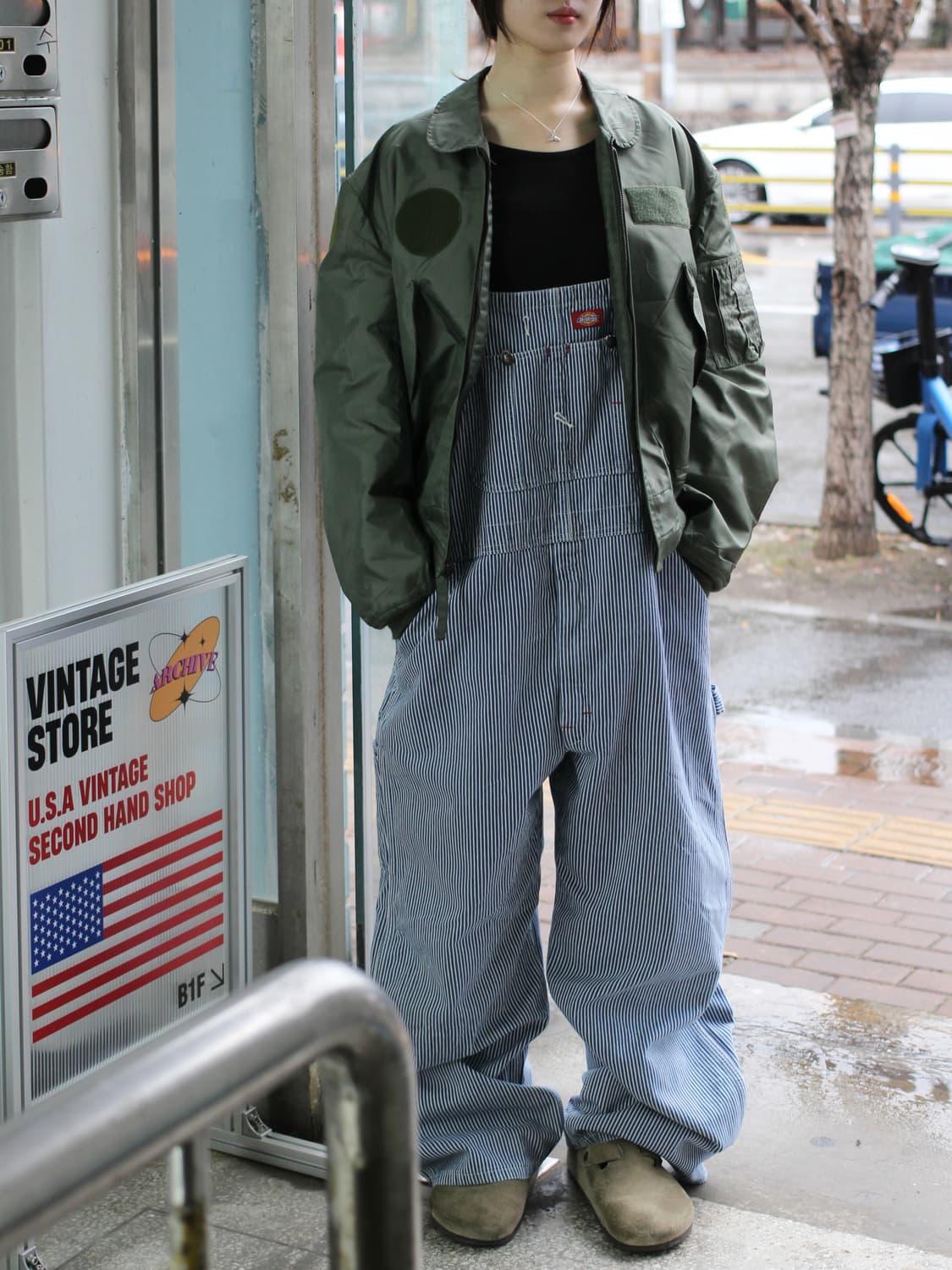 디키즈 히코리 오버올 상품이미지1