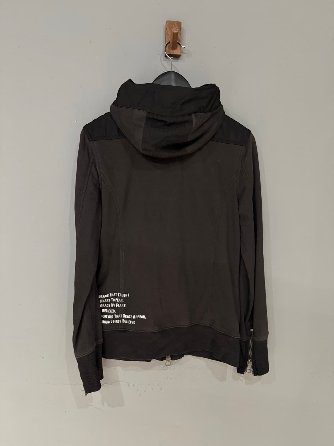 Jack rose lettering detail hood zip-up 상품이미지10