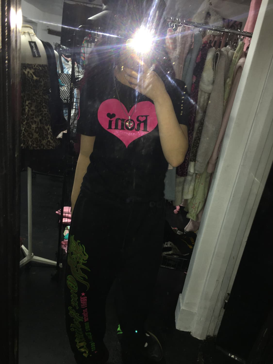 Pink Heart T-shirt & Pants 상품이미지2
