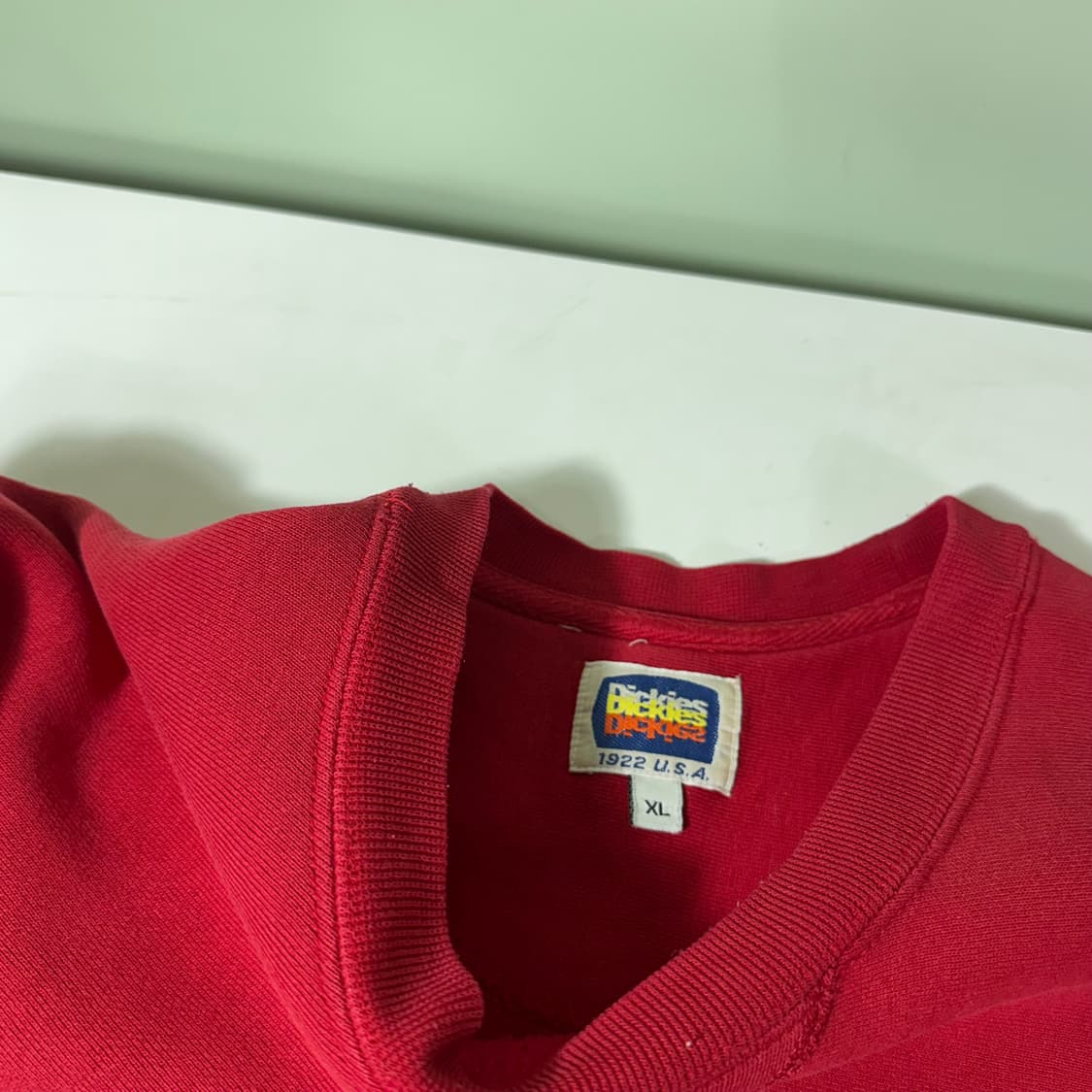 XL 90‘s 디키즈 USA 레드 스웻셔츠 맨투맨 상품이미지5