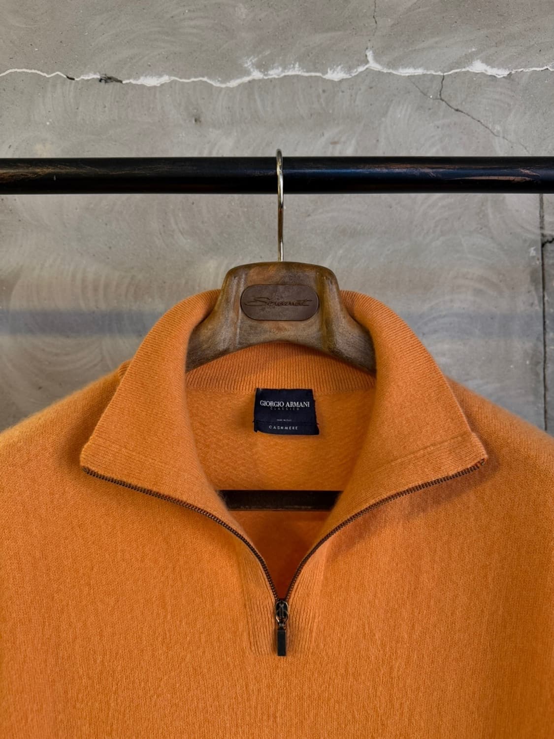 조르지오 아르마니 캐시미어 짚업 니트 105 상품이미지3