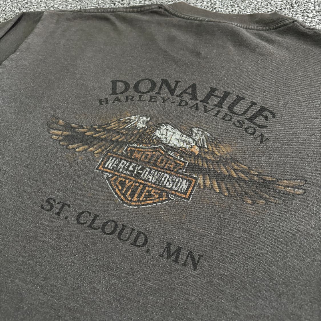 빈티지 할리데이비슨 라이트닝 롱슬리브 티셔츠 상품이미지7