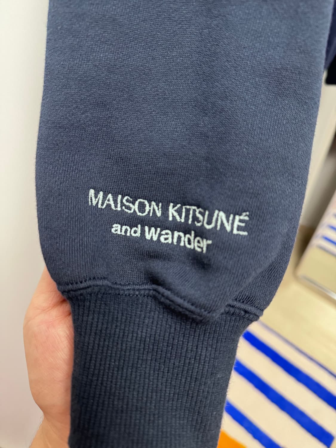 앤드원더 메종키츠네 맨투맨 상품이미지3