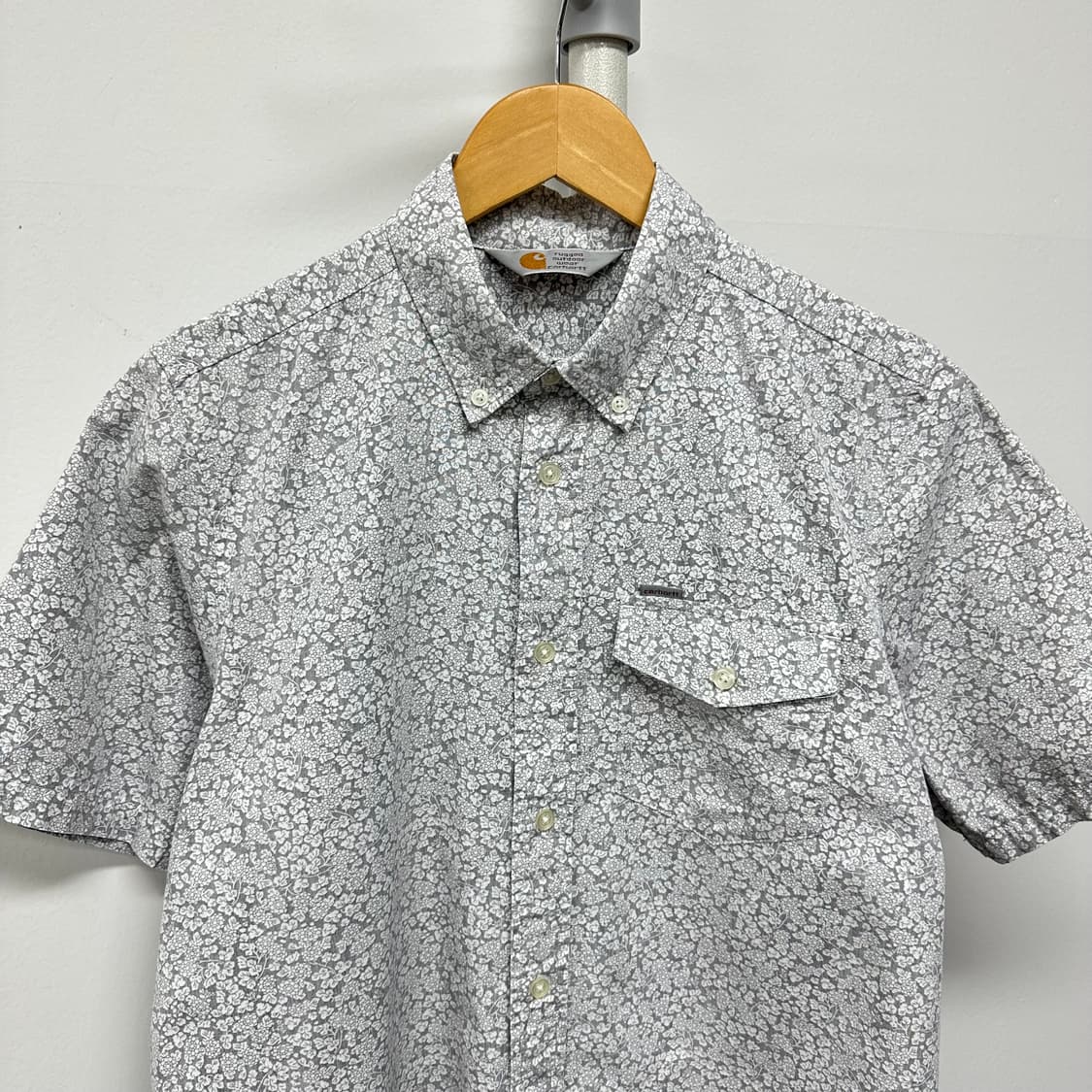 칼하트 플로랄 하프 셔츠 상품이미지2