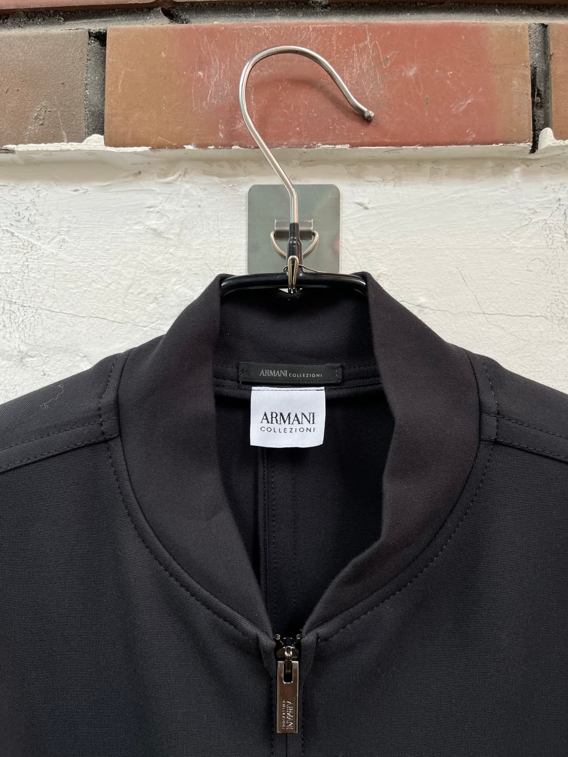 Armani 꼴레지오니 투웨이 집업자켓 블랙 M 상품이미지2