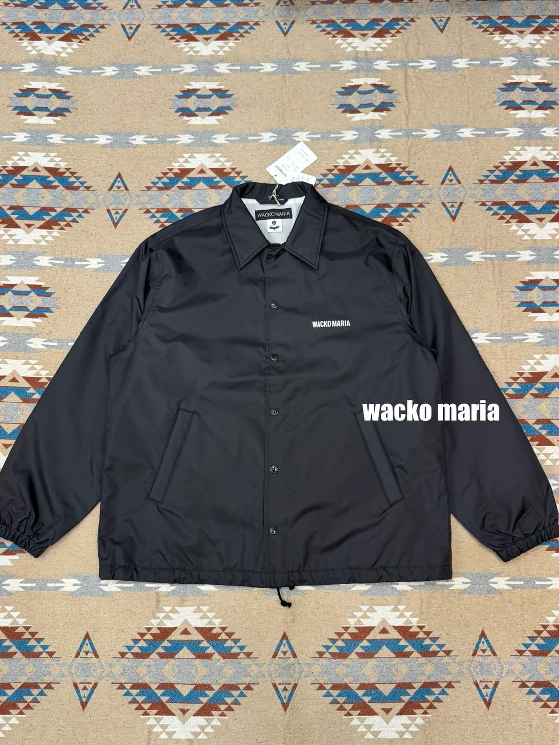 [XL] 와코마리아 x 다크나이트 트릴로지 코치자켓 블랙(조커) 상품이미지3
