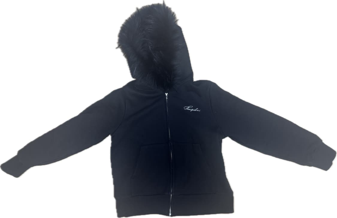 펑쉐이 후드집업 블랙 1 상품이미지4