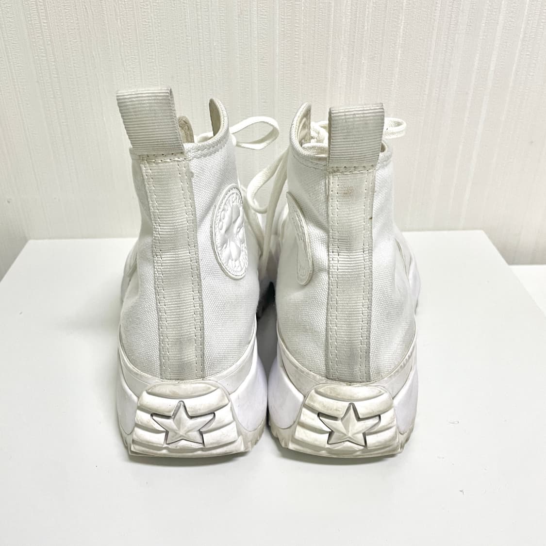 [235] 235-240 컨버스 런스타 하이크 하이 올화이트 상품이미지5