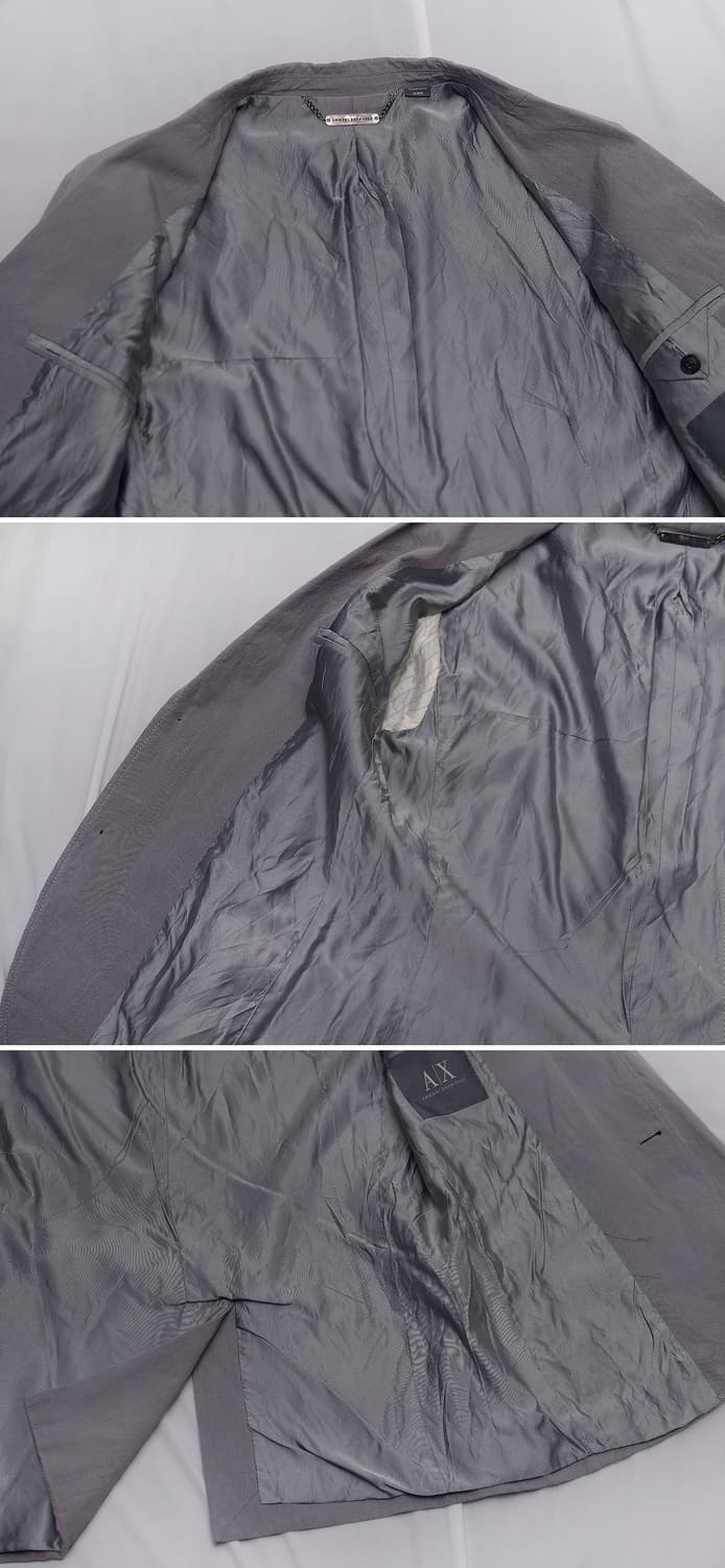 아르마니 (AX) 코튼 스트라이프 블레이저 자켓 (38R / 95+) 상품이미지7