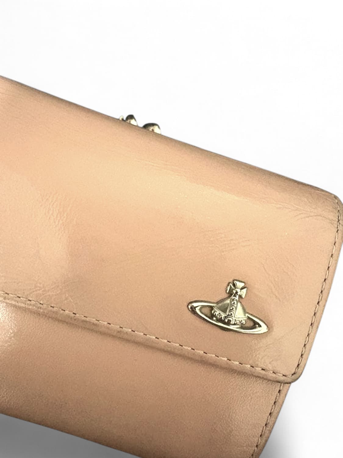 비비안 웨스트우드 핑크 접이식 지갑 상품이미지2