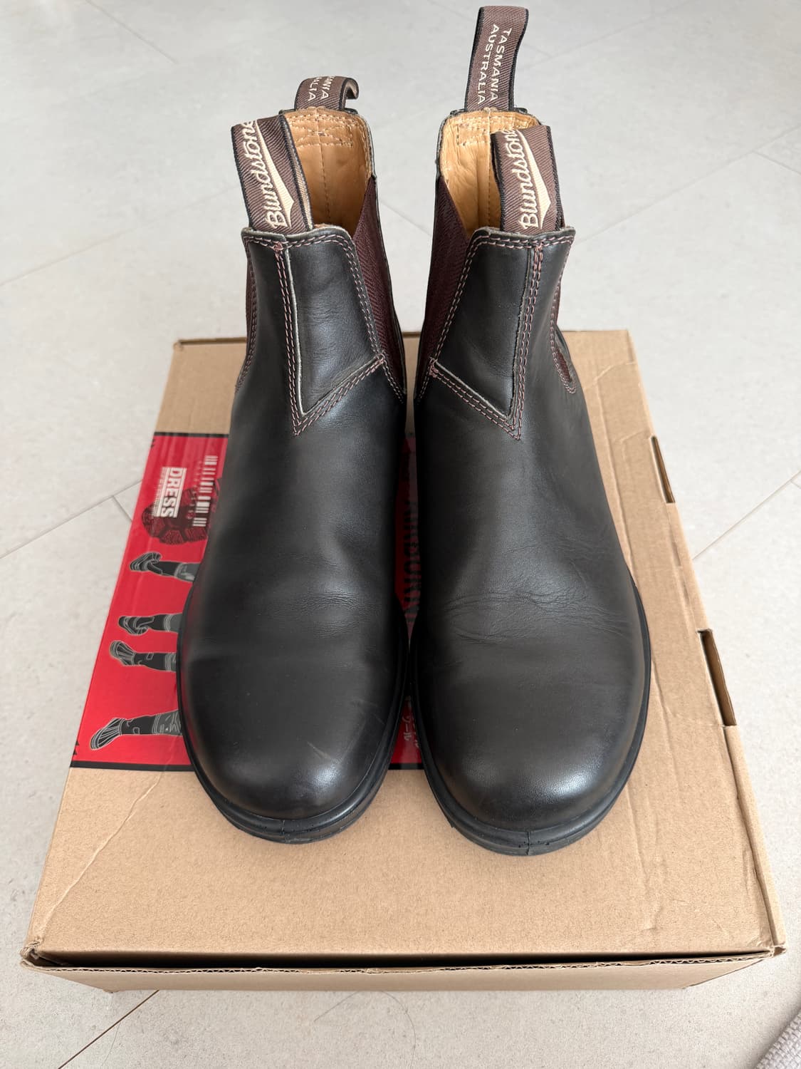 [AU9] 블런드스톤 600 브라운 첼시부츠 상품이미지2