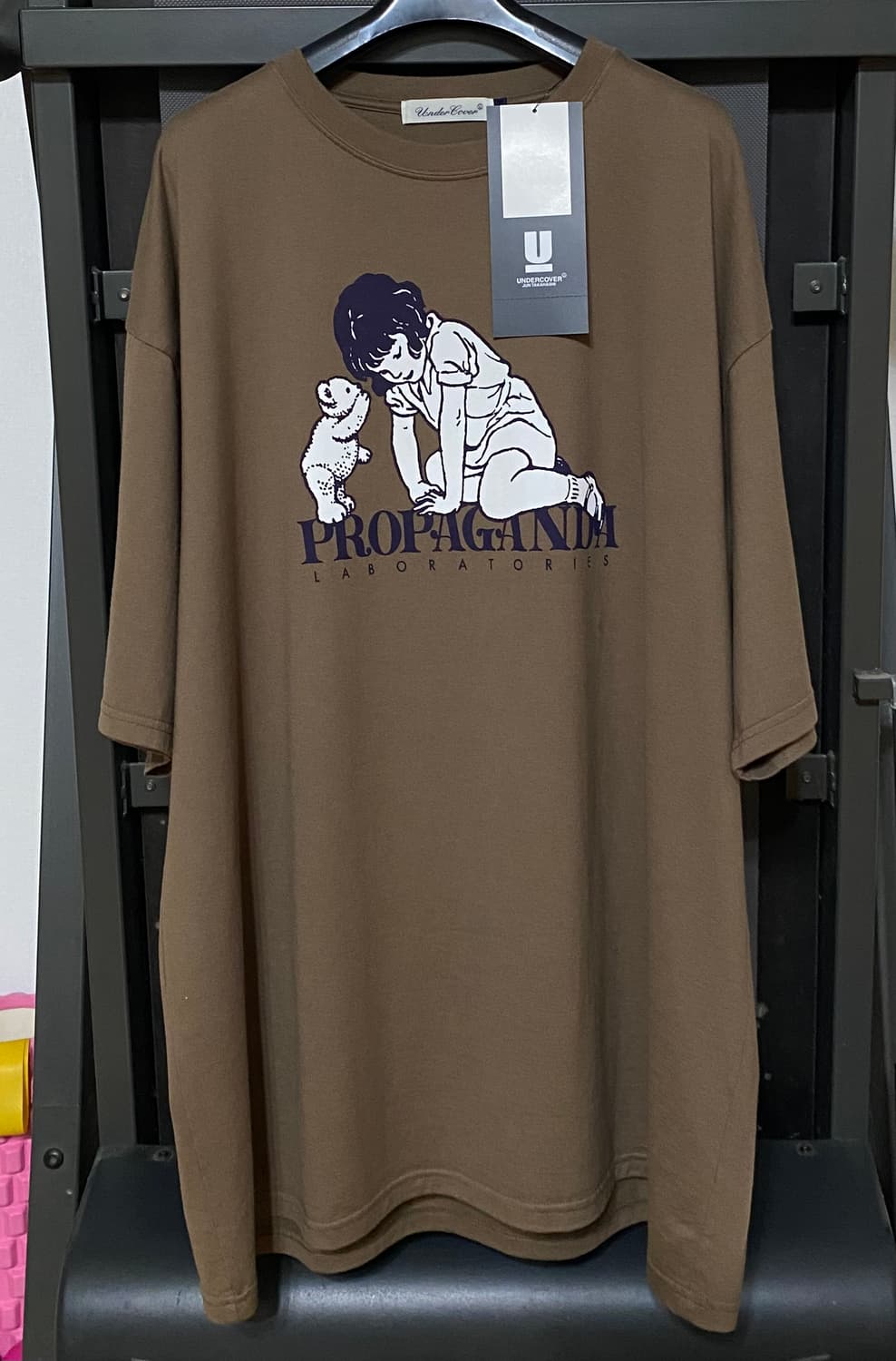 [6 사이즈] 언더커버 Propaganda 티셔츠 그레이쉬 베이지 상품이미지1