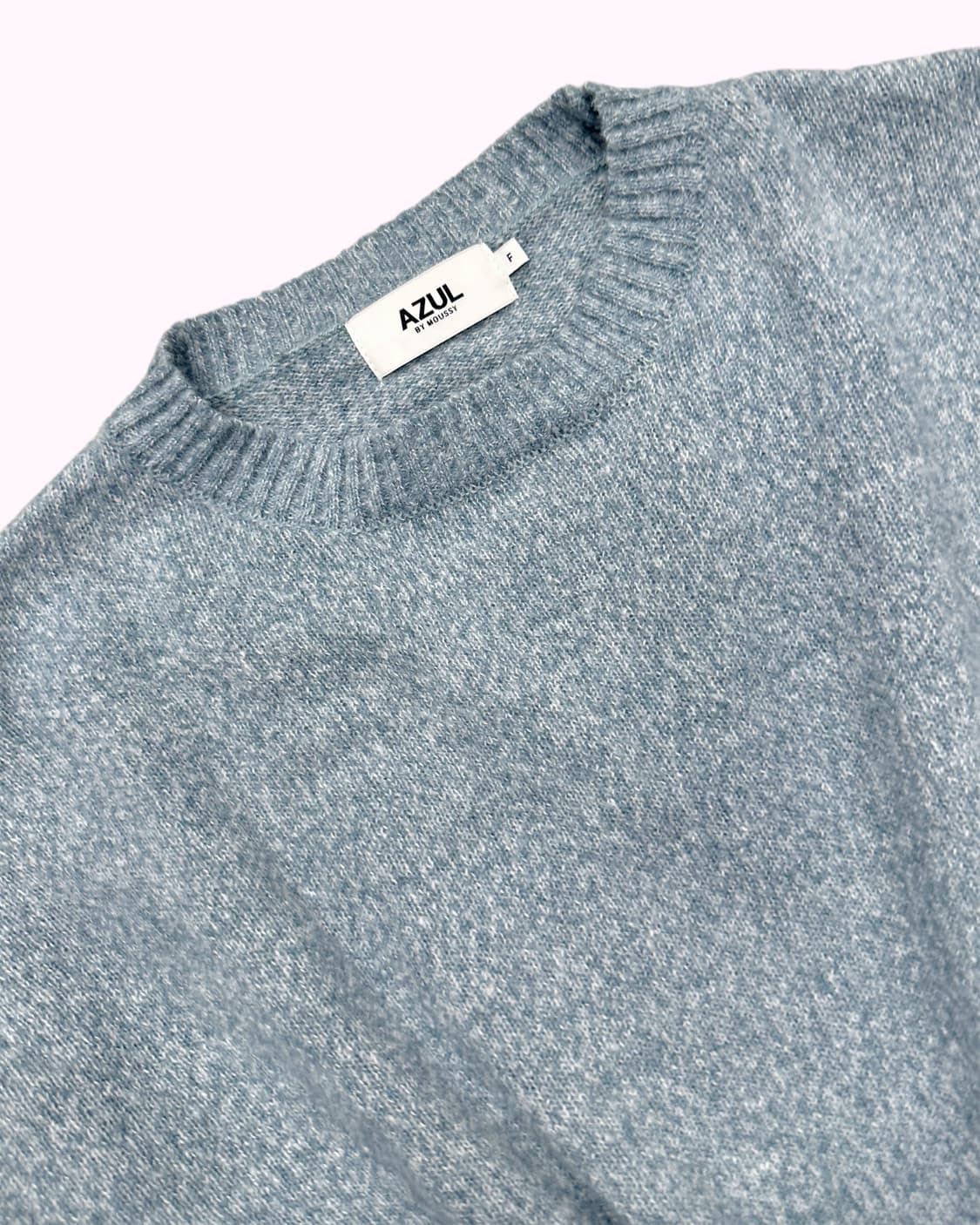 AZUL button sleeve crop knit 상품이미지3