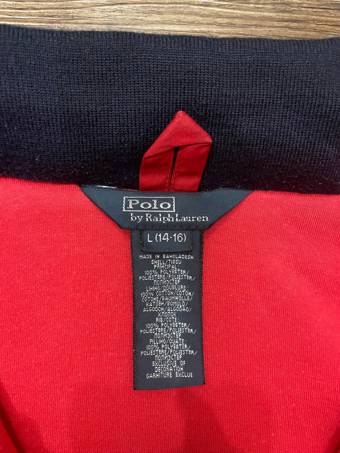 폴로 랄프로렌 빅포니 RL1 레이싱 자켓 레드 상품이미지7