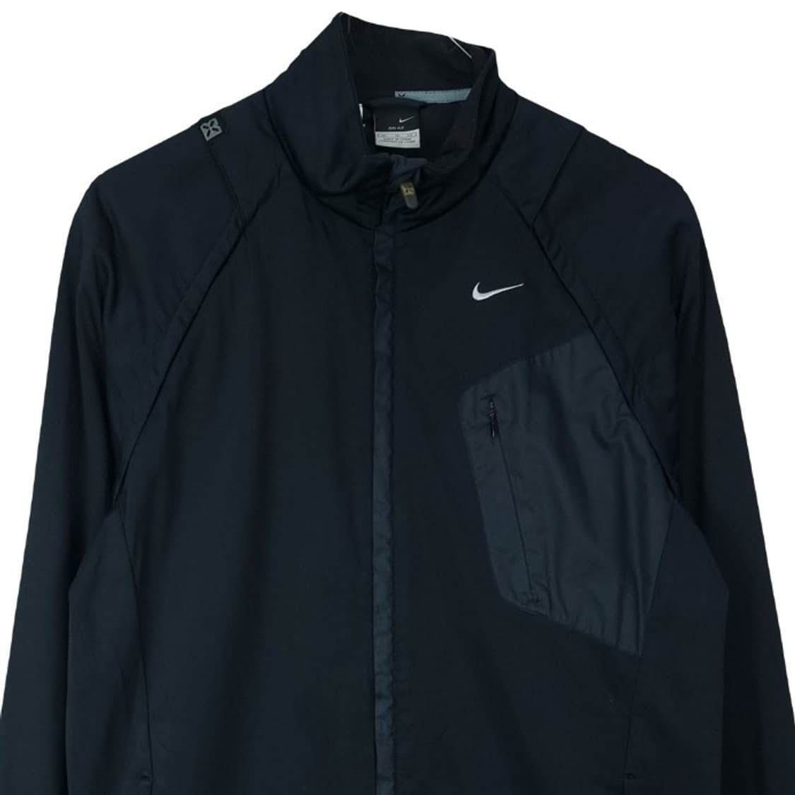 [나이키] 00'S 드라이핏 스우시 자수 집업 자켓 블랙 M17959 상품이미지4