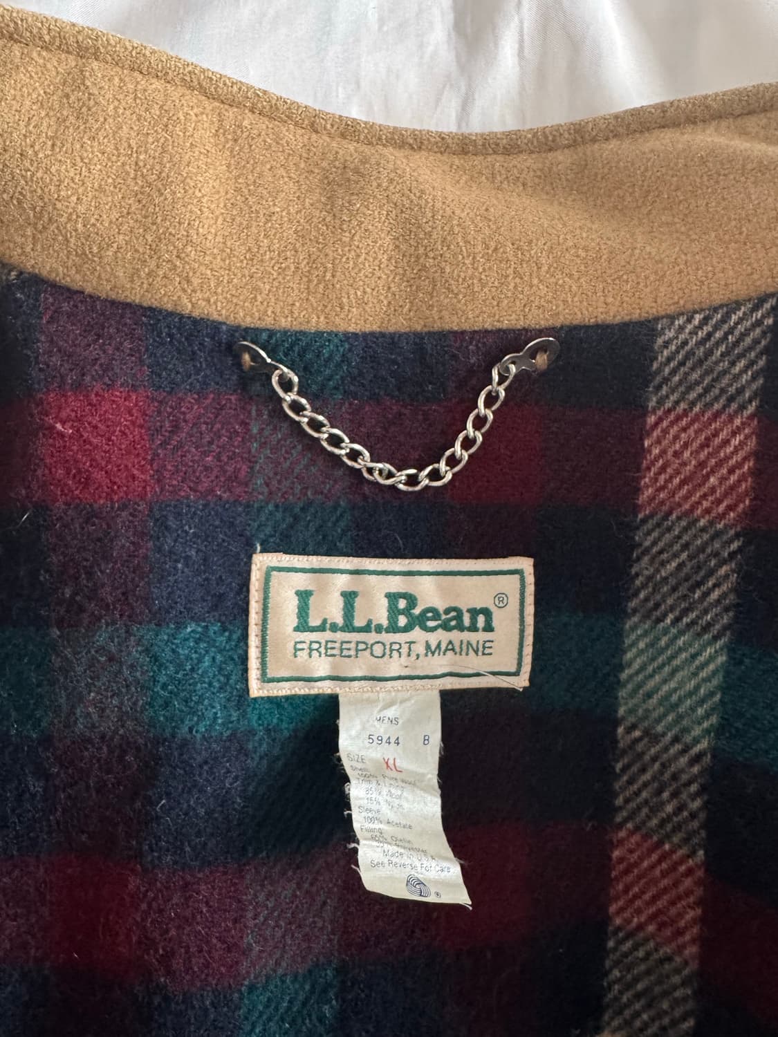 [XL] 엘엘빈 ll bean 바시티 자켓 USA MADE 상품이미지3
