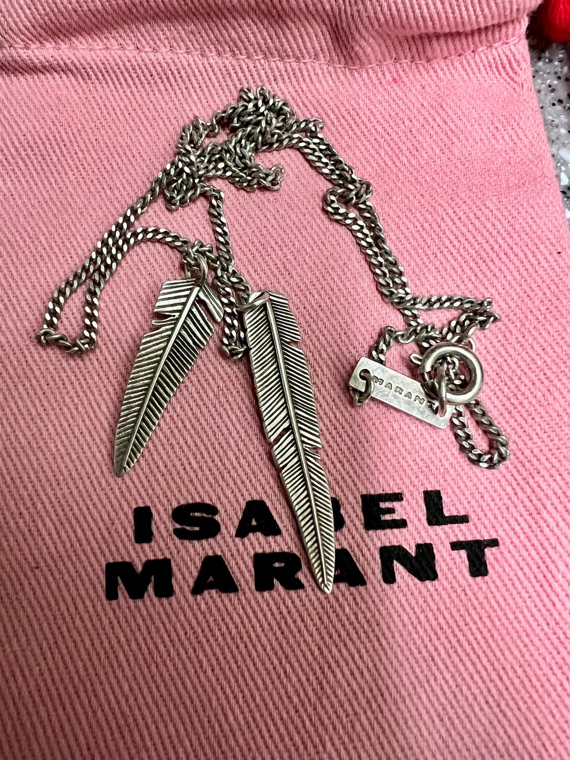 이자벨 마랑 실버 브라스 네크리스 상품이미지3