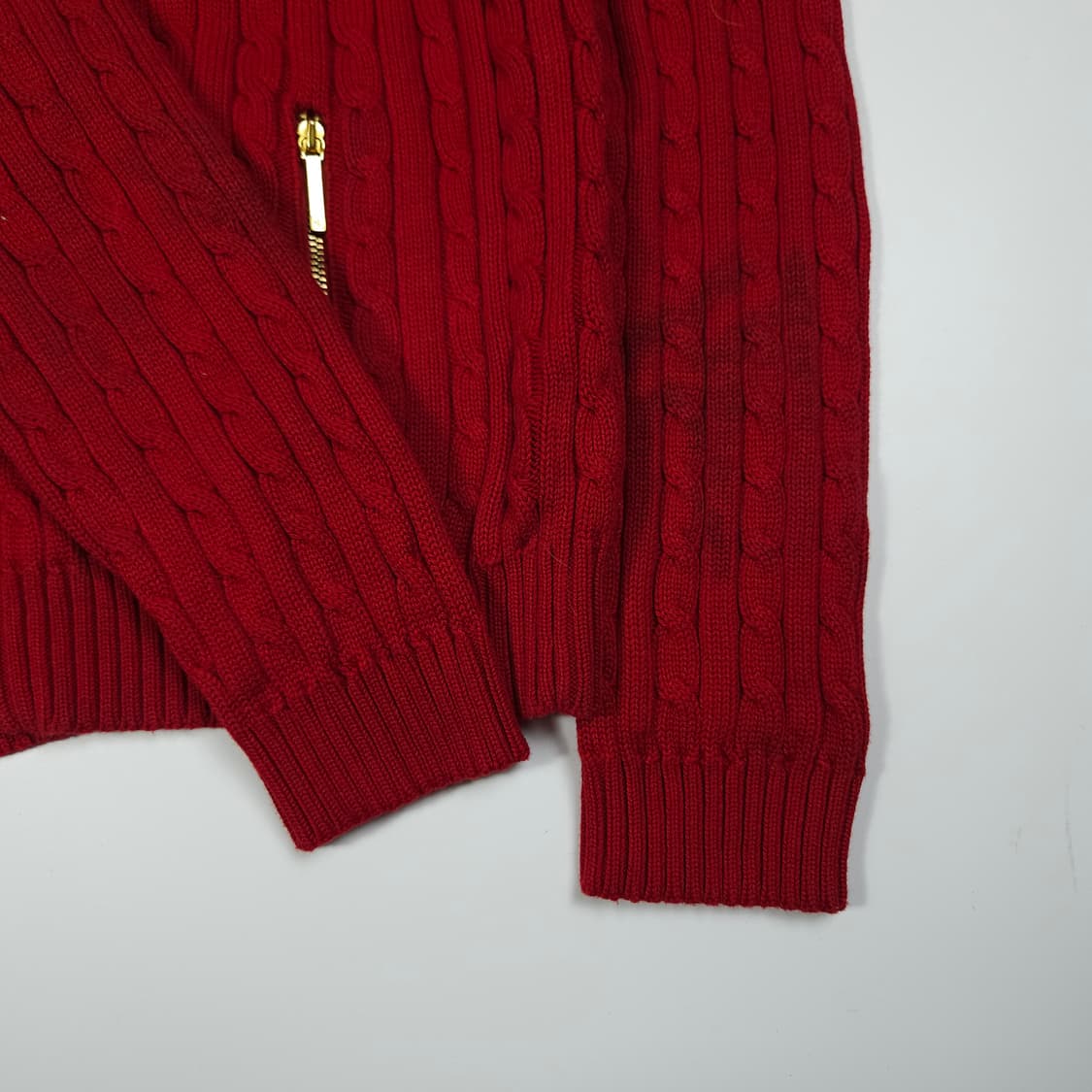 폴로 랄프로렌 꽈배기 니트 집업  상품이미지5