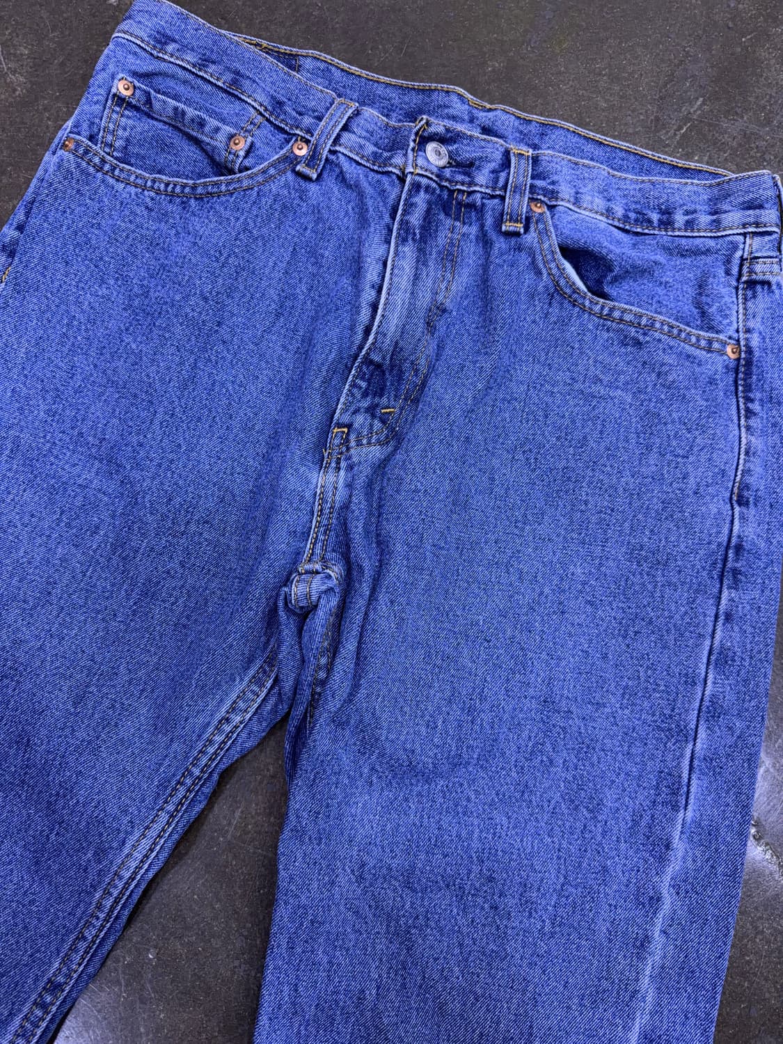 리바이스 505 레귤러 스트레이트핏 라이트 워싱 데님팬츠 36 상품이미지3