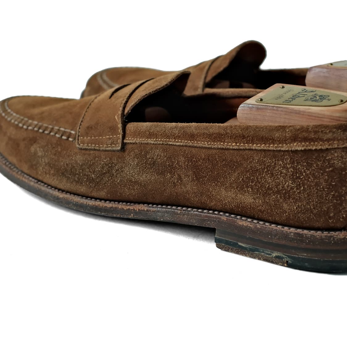 알든 6243F 11D 언라인드 스웨이드 페니로퍼 상품이미지6