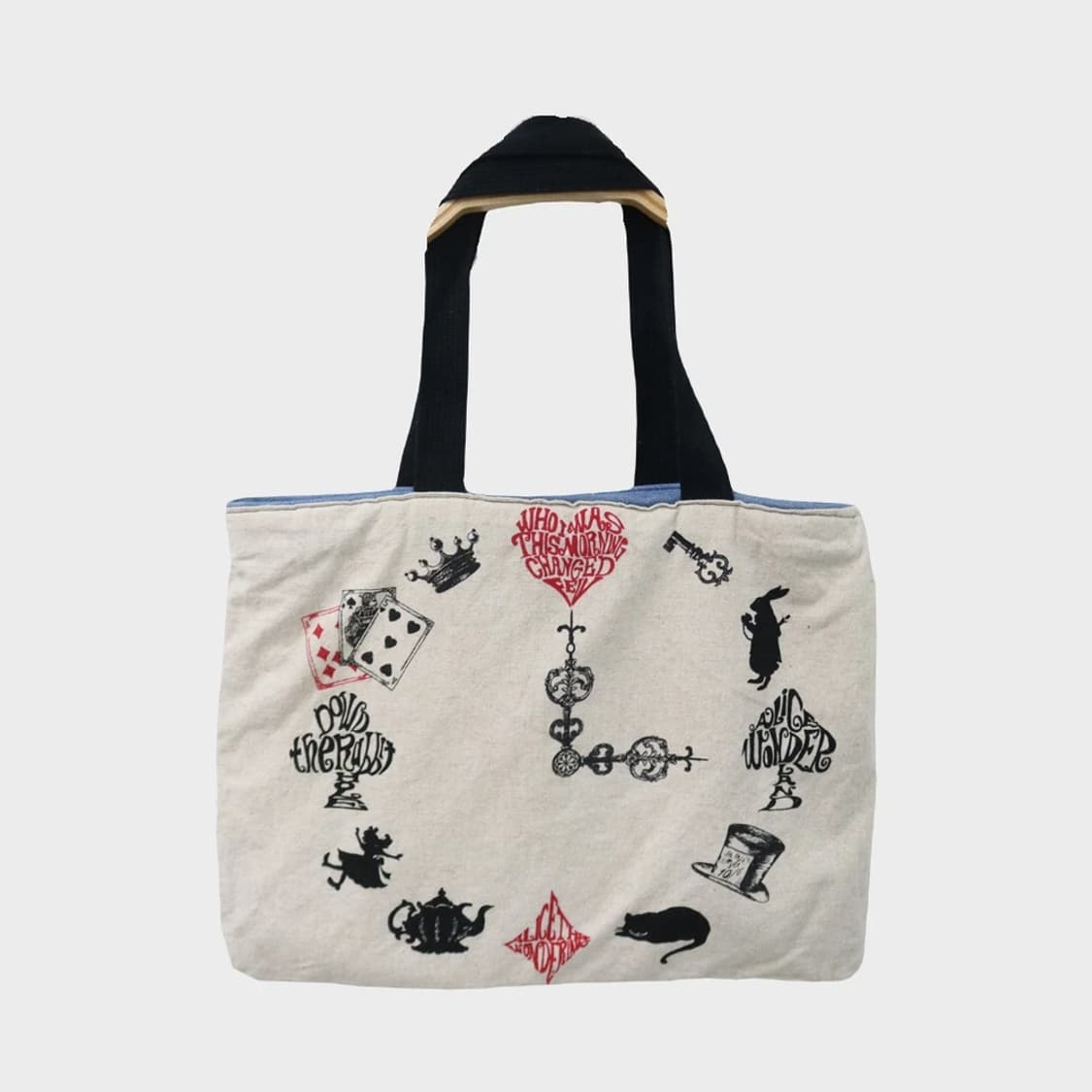 Y2K 앨리스 프린팅 토트백 61582 상품이미지2