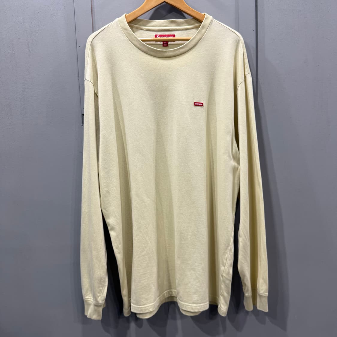 2XL 슈프림 Supreme 미니 박스 로고 롱슬리브 긴팔 티셔츠 상품이미지1