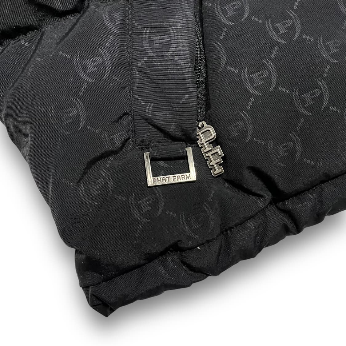 팻 팜 00s 모노그램 로고 패턴 올드스쿨 힙합 패딩 점퍼 상품이미지5