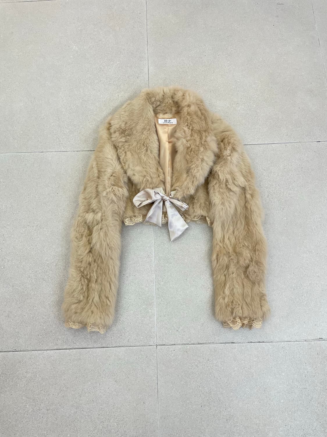 숏 래빗 퍼 자켓 상품이미지1