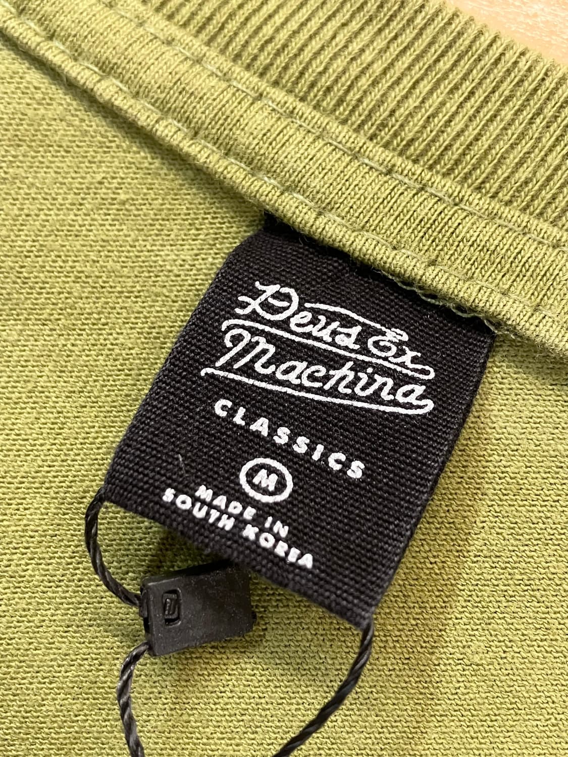 데우스 반팔 티셔츠 올리브그린 M #csz3201 상품이미지6