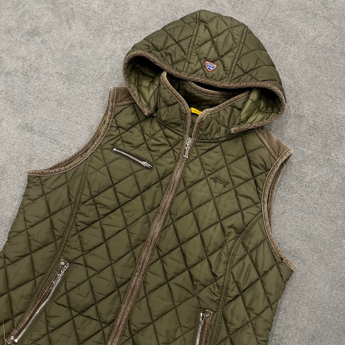 105 루이까스텔 퀄팅 후드 조끼 상품이미지2