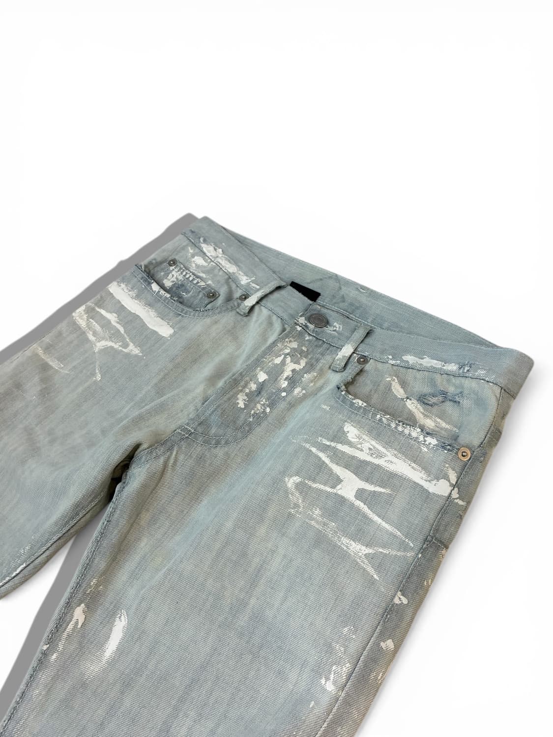 dior homme 06aw Paint Glitter Denim 상품이미지5