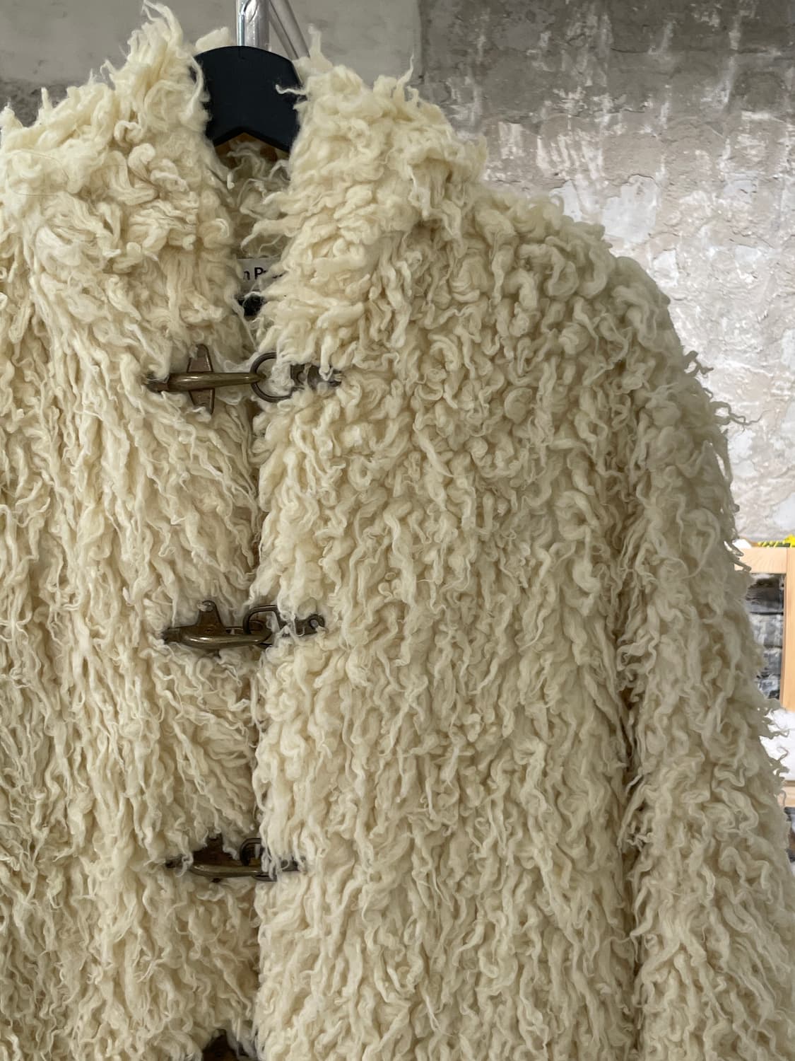 더 오픈 프로덕트 아이보리 시어링 더플 자켓 상품이미지3