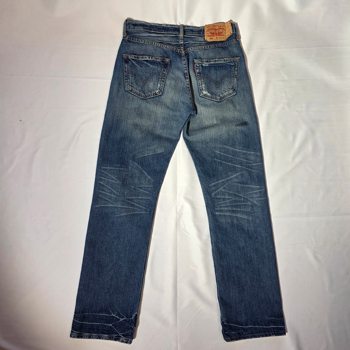 [W82L84]리바이스 501 빈티지 워싱 데님팬츠 상품이미지6