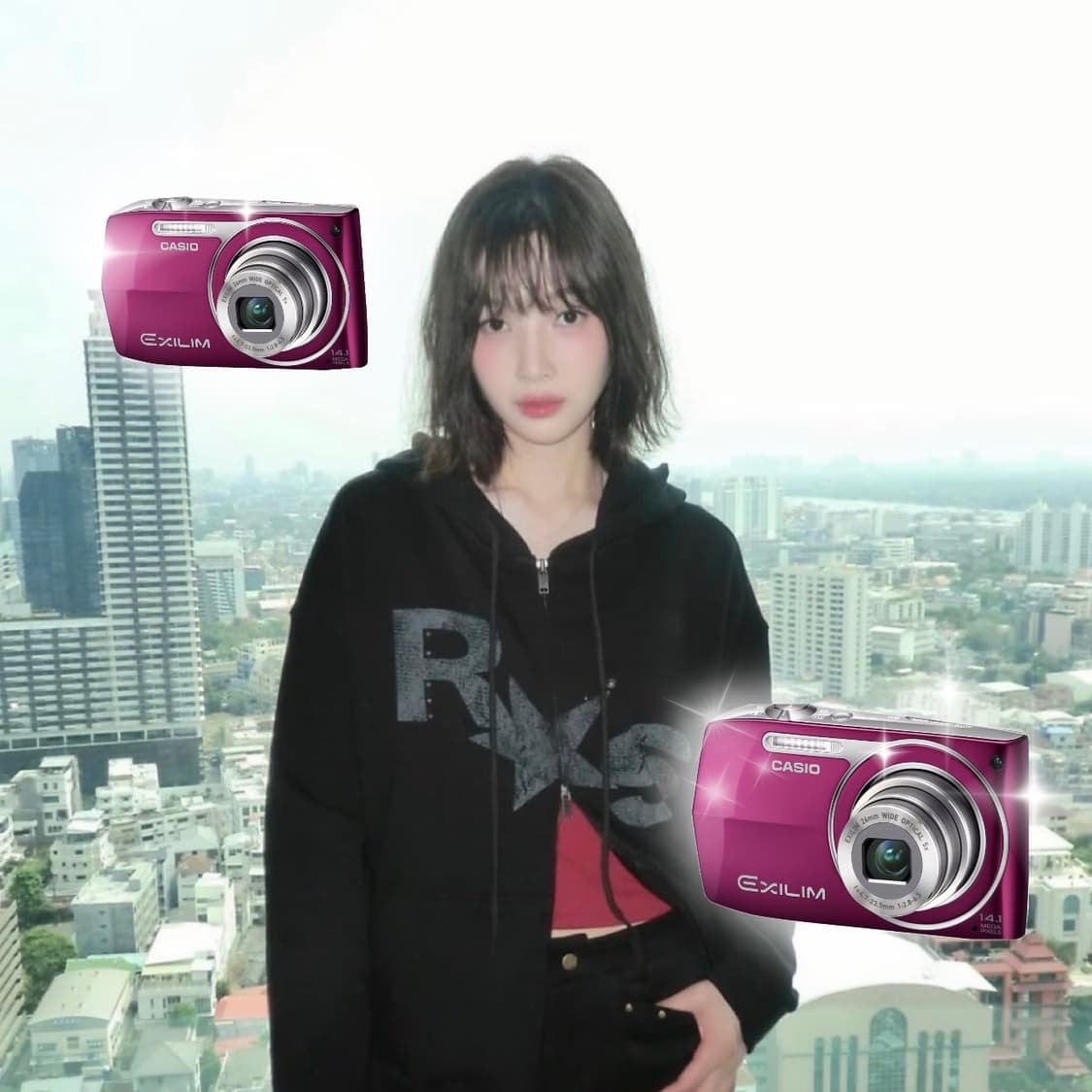 (황변비네팅x/조이픽 컬러) Casio 카시오 Exlim z2000 상품이미지1