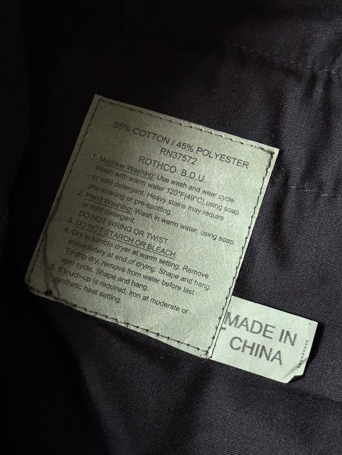 (34) ROTHCO 밀리터리 타이거 카모 BDU 카고팬츠 상품이미지5