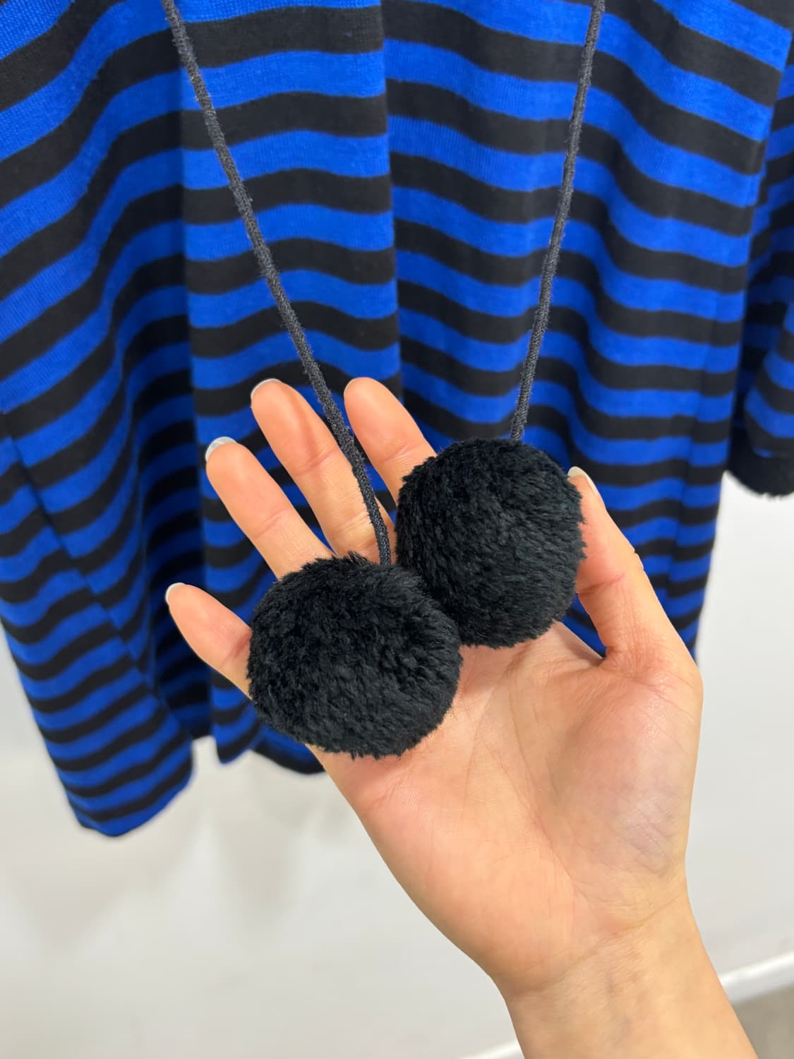 락 펑크 폼폼이 후드 티셔츠 상품이미지6