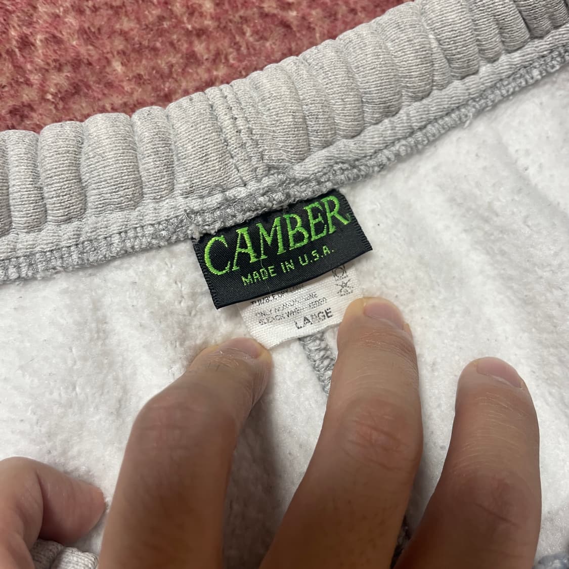 캠버 크로스니트 스웻팬츠 헤더그레이 상품이미지2