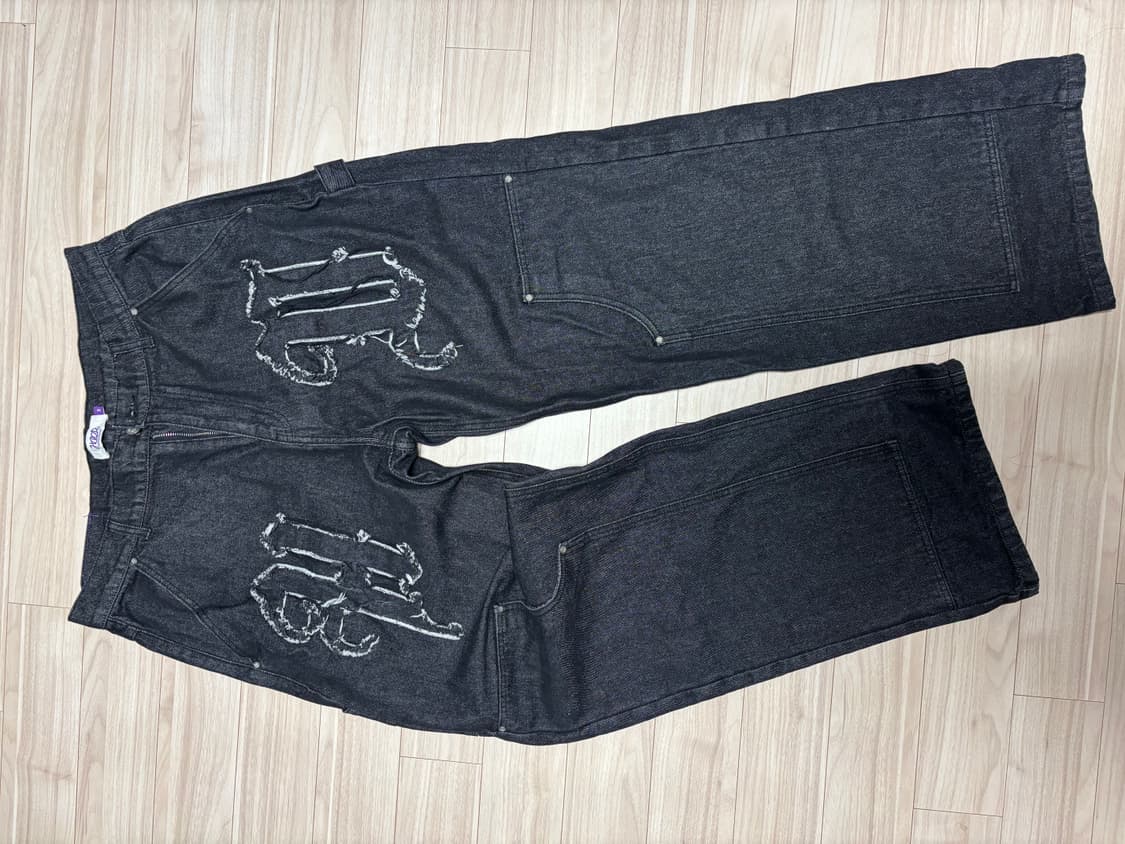 후드후드 디테일 데님 상품이미지1