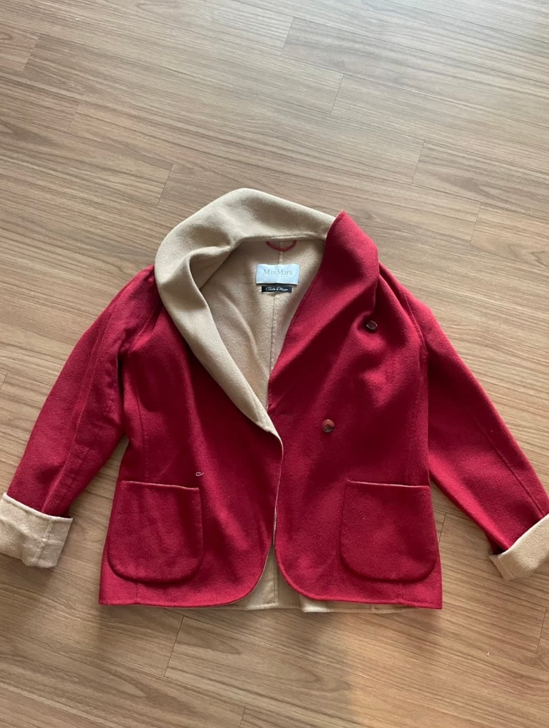 막스마라 빨간색 울 자켓 상품이미지1