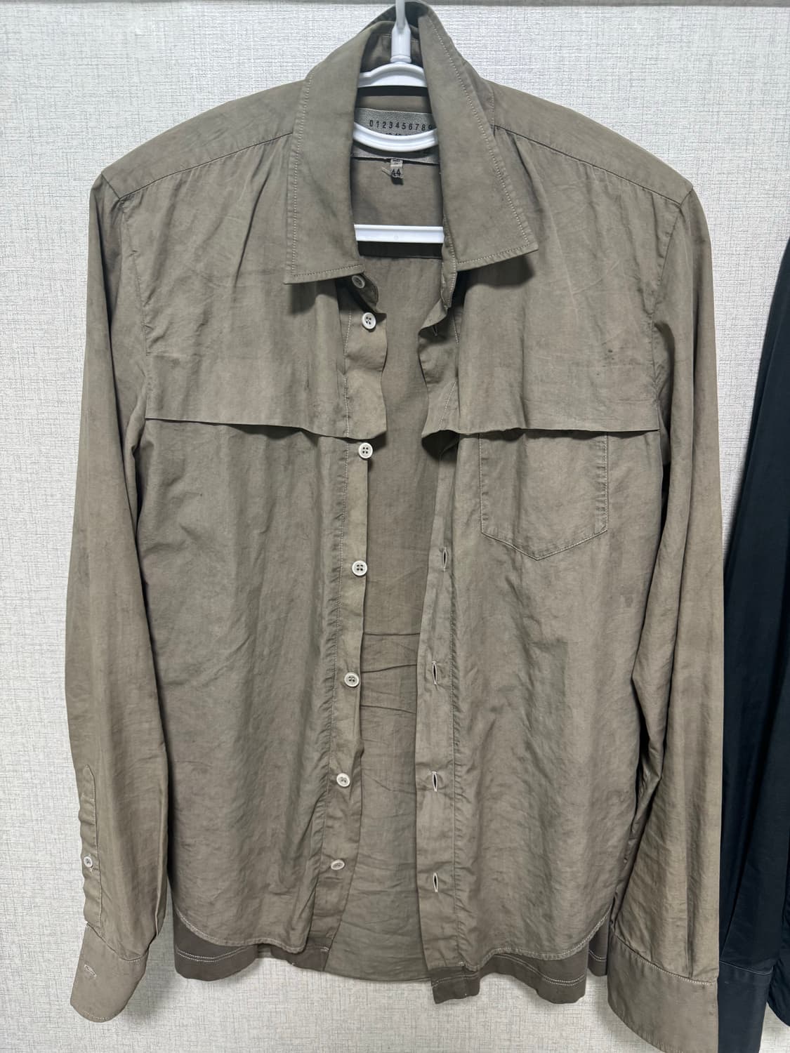 마르지엘라 레이어드 셔츠 44사이즈 상품이미지1