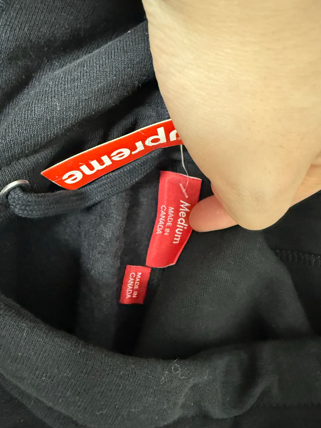 [M]슈프림 박스로고 블랙후드티 상품이미지5