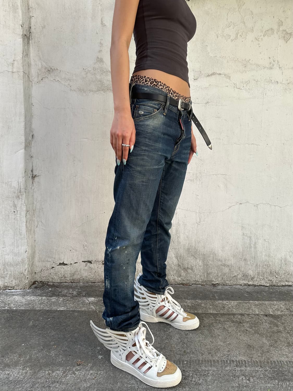 디스퀘어드2 워싱 페인트 자수진 상품이미지3