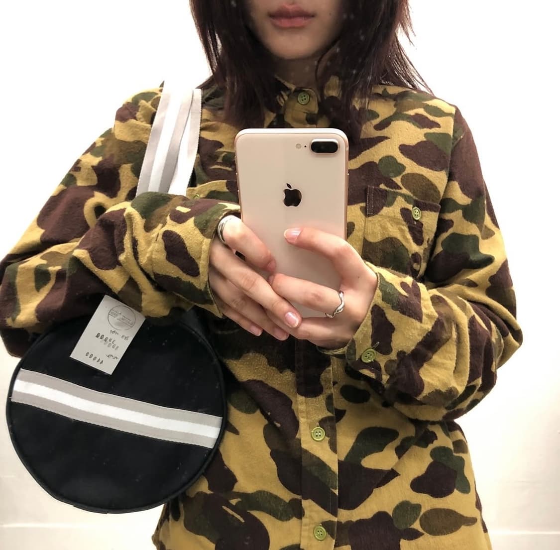 베이프 카모 플란넬 셔츠 상품이미지1