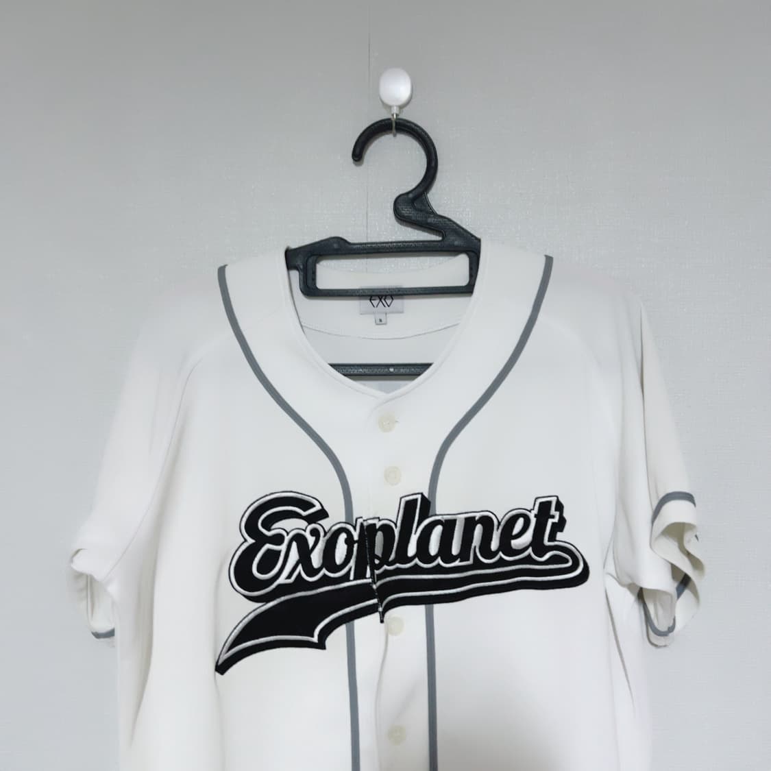 EXO 엑소 백현 크림소다 블록코어 반팔 야구져지 굿즈 상품이미지2