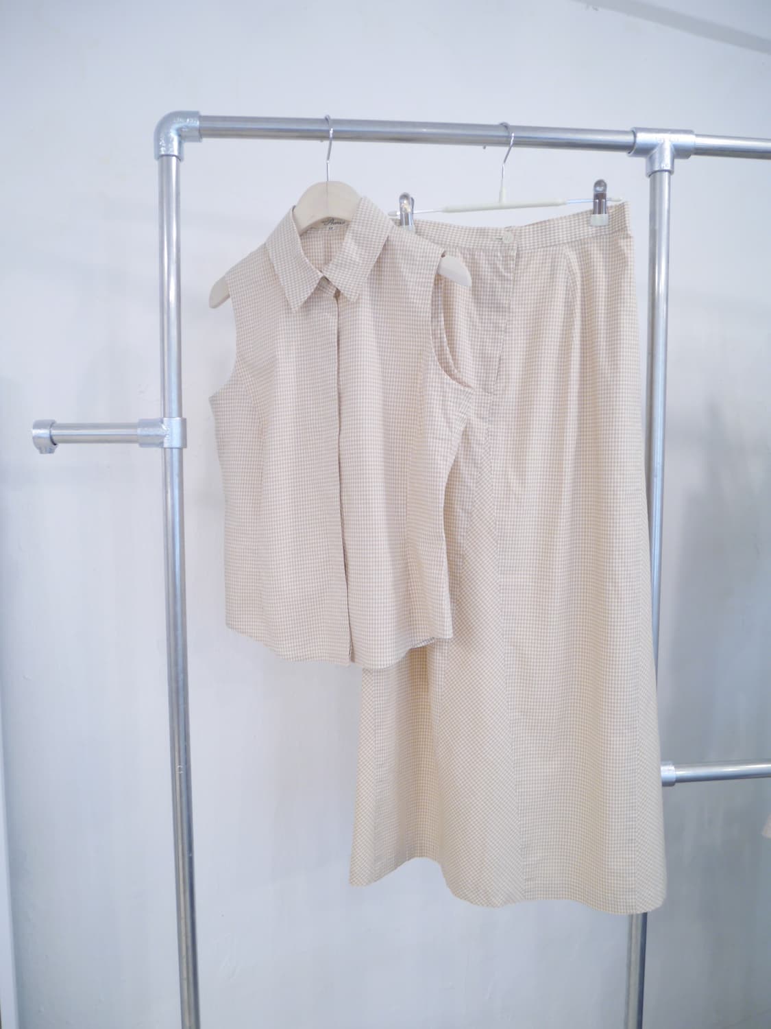 [TUTTO POPOLO] check pattern set up 상품이미지5
