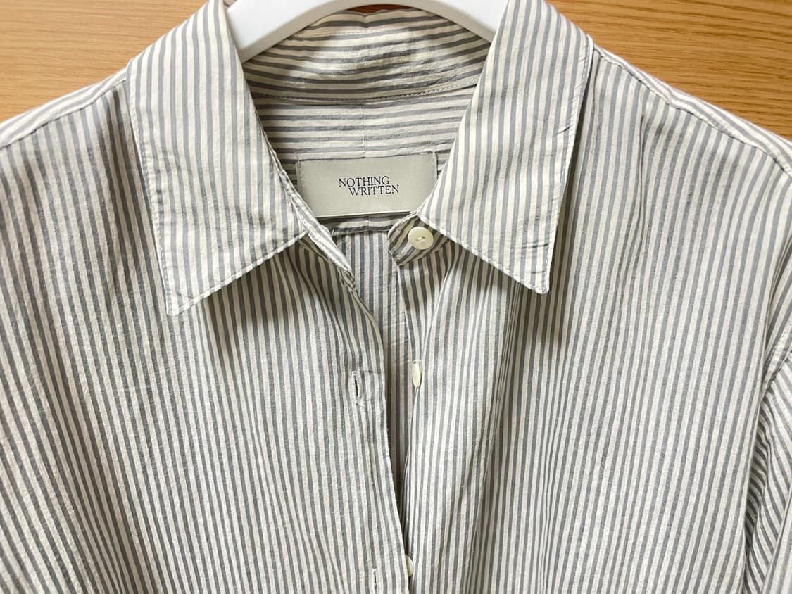 낫띵리튼 스트라이프 셔츠 상품이미지4