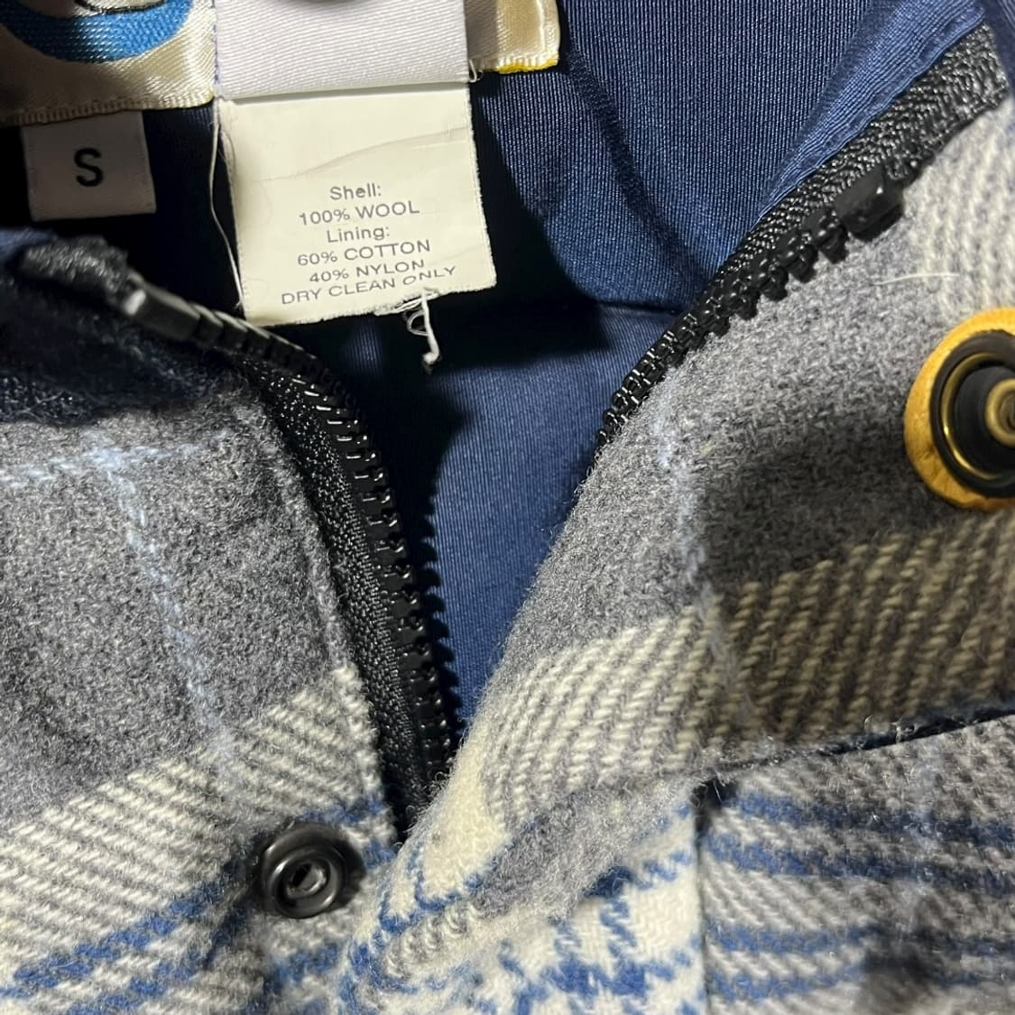 [Blue Blue Japan] 블루블루 체크 울 베스트 상품이미지6