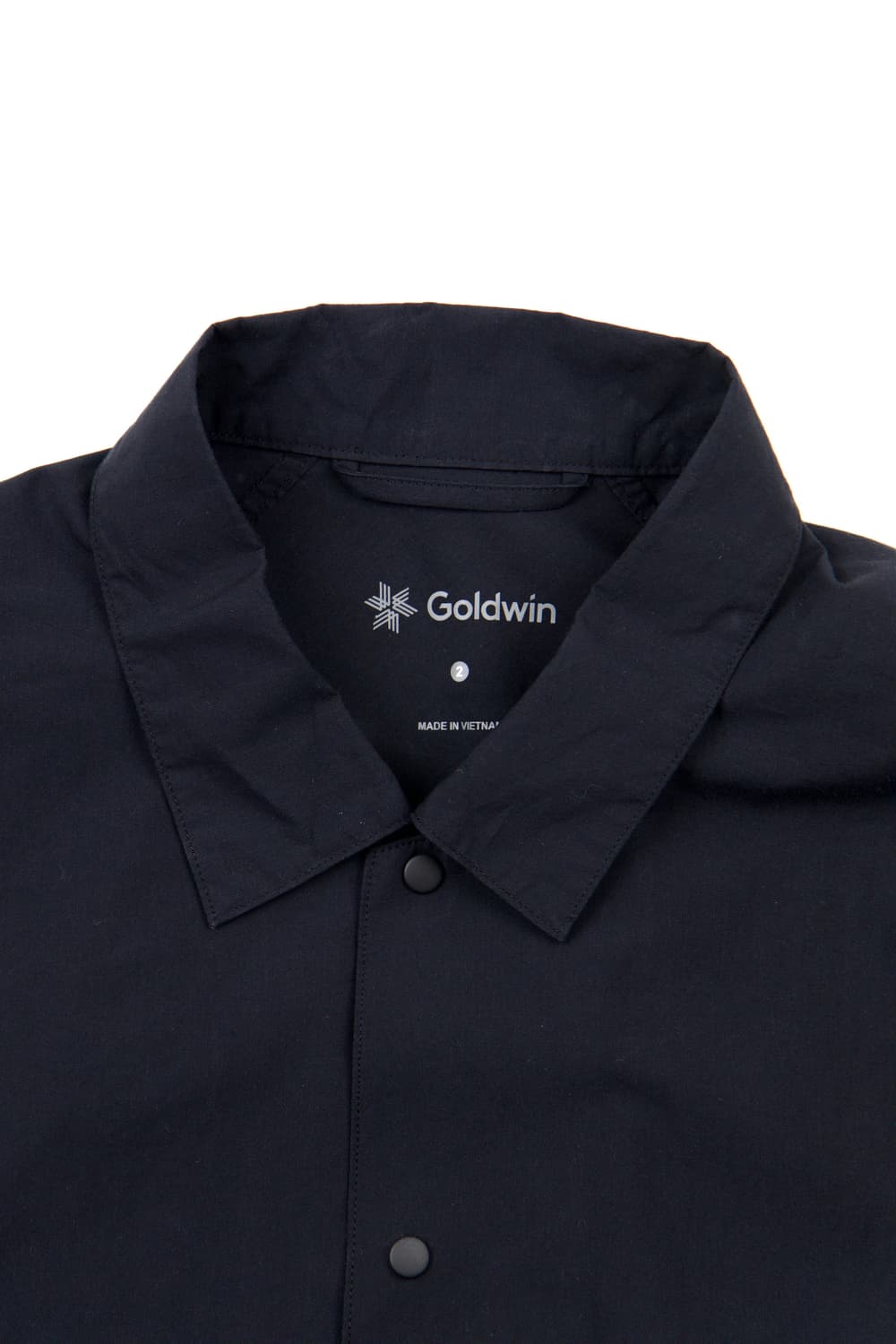Goldwin 비샵별주 코튼 밤부 레귤러 칼라 셔츠 블랙  상품이미지3